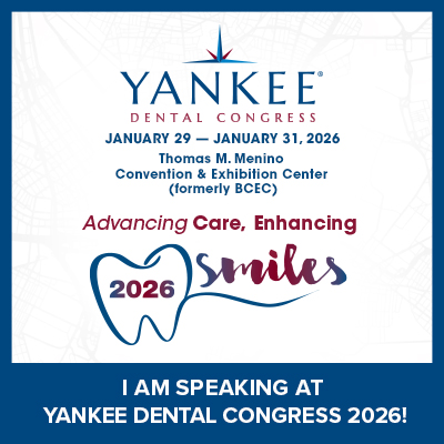 I'm speaking at Yankee